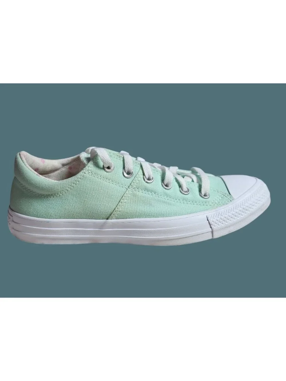 Converse Chuck Taylor Madison Mint Green Low Top Padded Tongue Sneakers Women 9